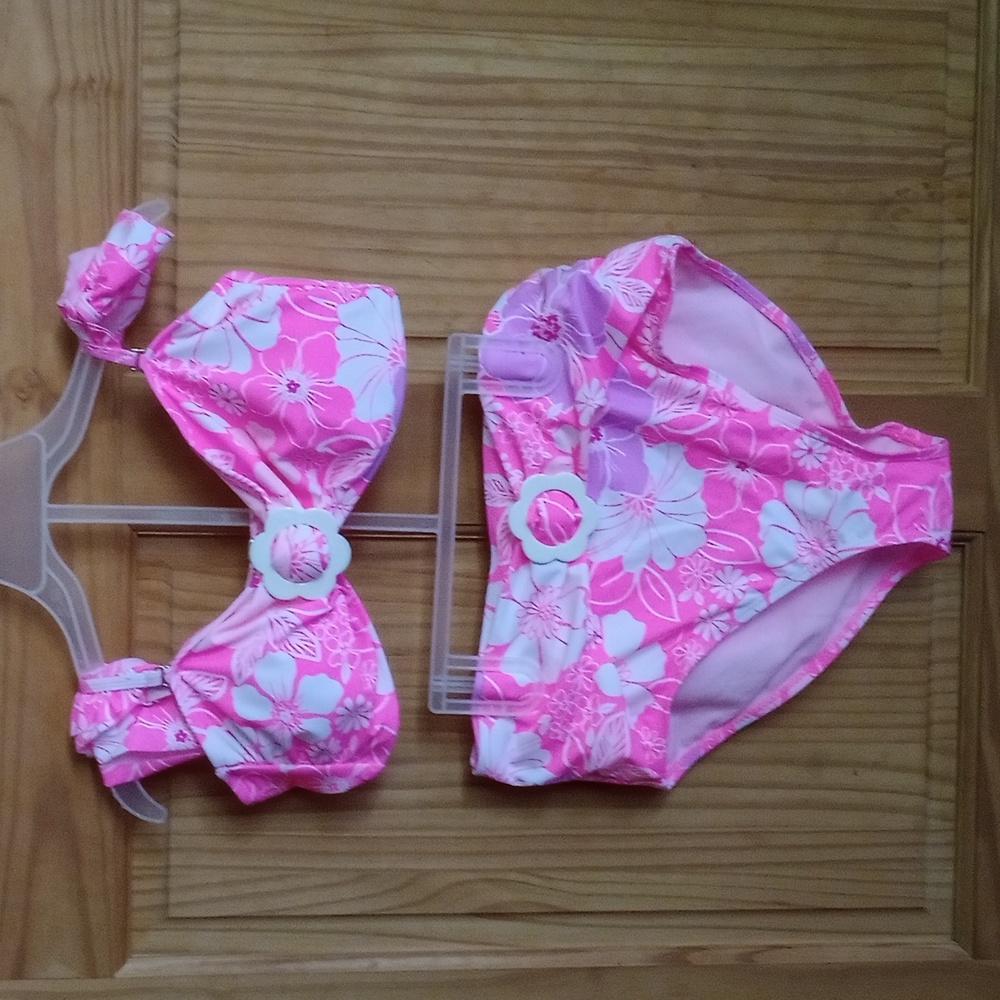No boundaries floral print 2 PC swim suit